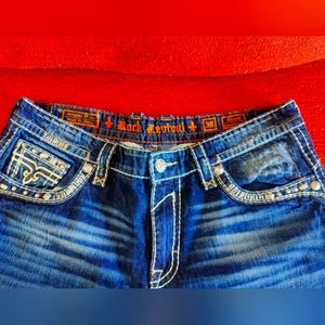 Men's Rock Revival Jeans Size 38/32